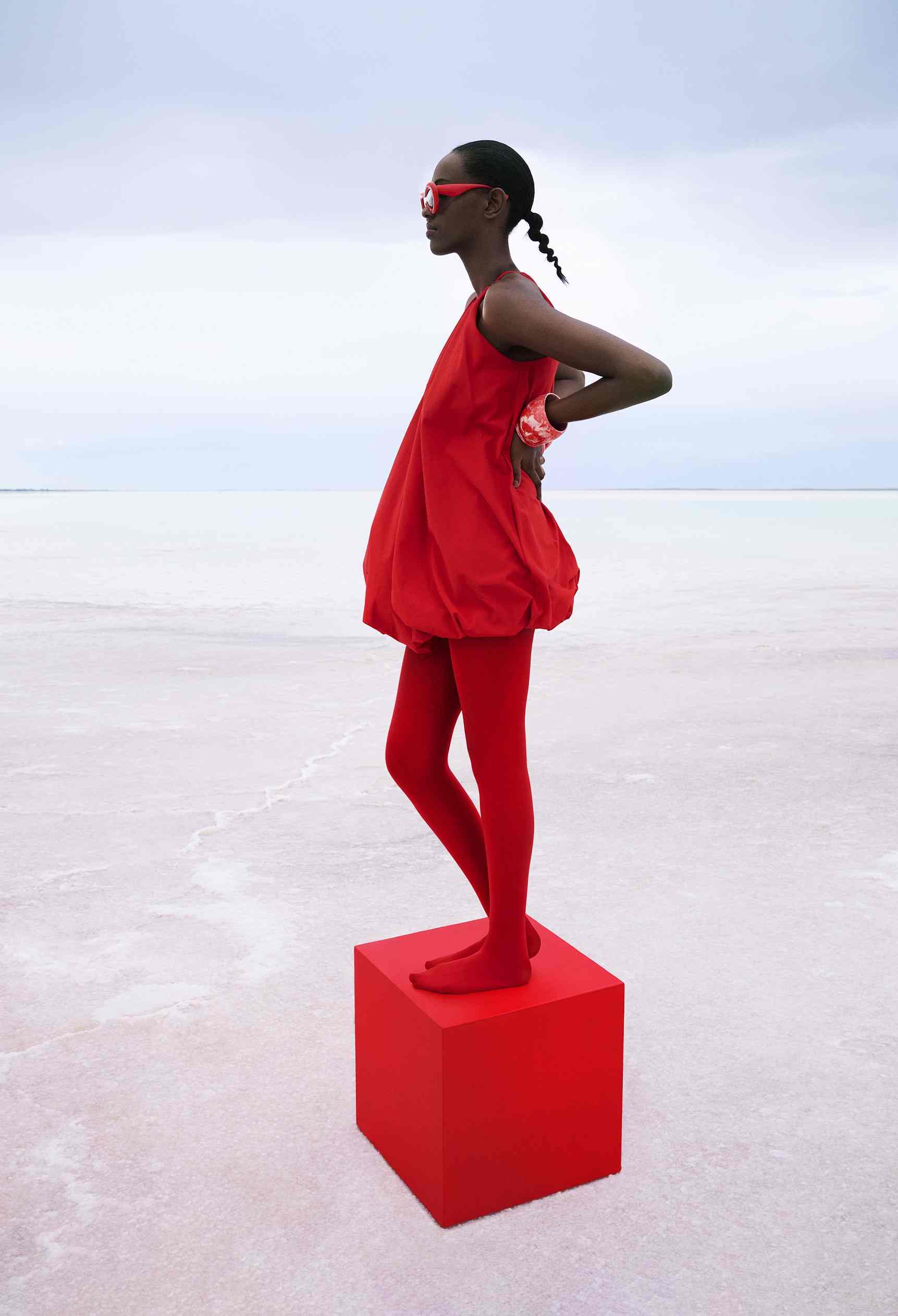 Eleven-Australia-Lake-Tyrrell-Campaign-Sleek-Straight-with-Pony-Hair-Red-1-RGB Eleven Australia Lake Tyrrell Collection by Joey Scandizzo