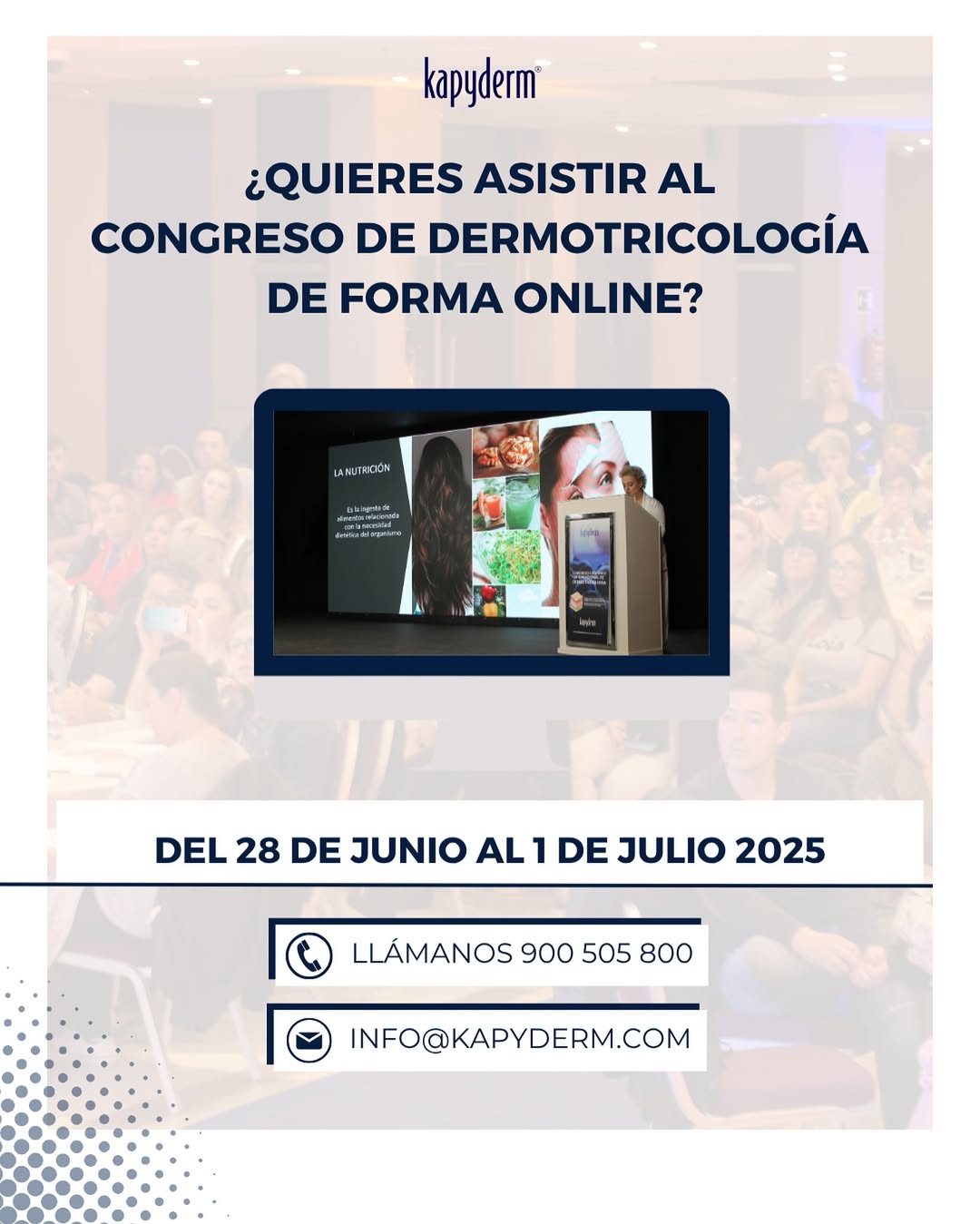 508651878_18526449202025927_1481011367329620782_n Kapyderm y su esperado Congreso Anual, la gran cita de la Dermotricología internacional